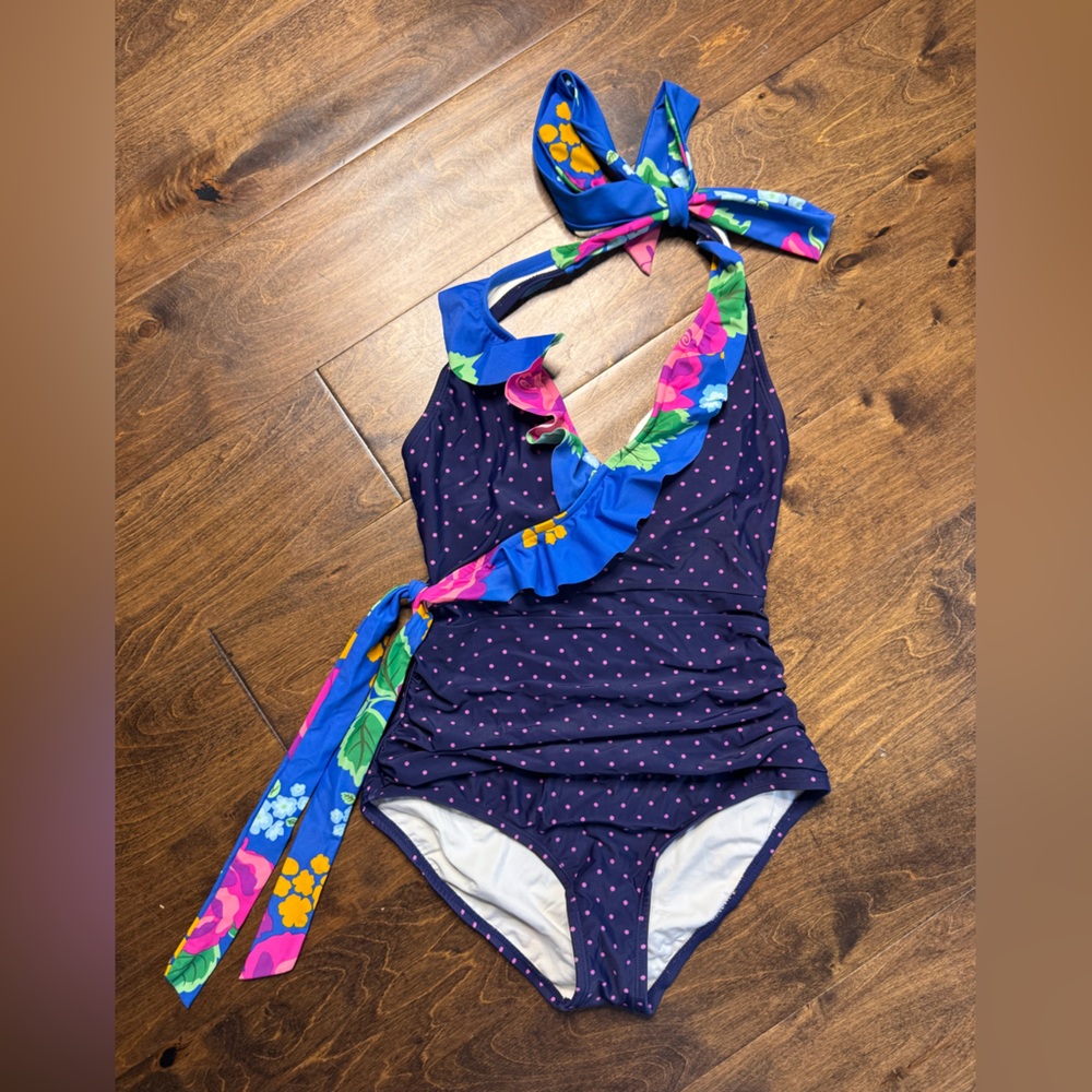 Matilda Jane Navy and Pink Swimsuit